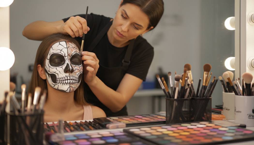 Dịch Vụ Vẽ Mặt Halloween Tại Quận 9. Ảnh 1